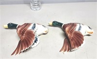 Vintage Canadian Geese Wall Pocket Planters