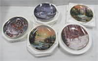 Collector plates includes Mountain Hideaway, etc.