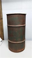 Metal Waste Can Mancave With Rubber Insert