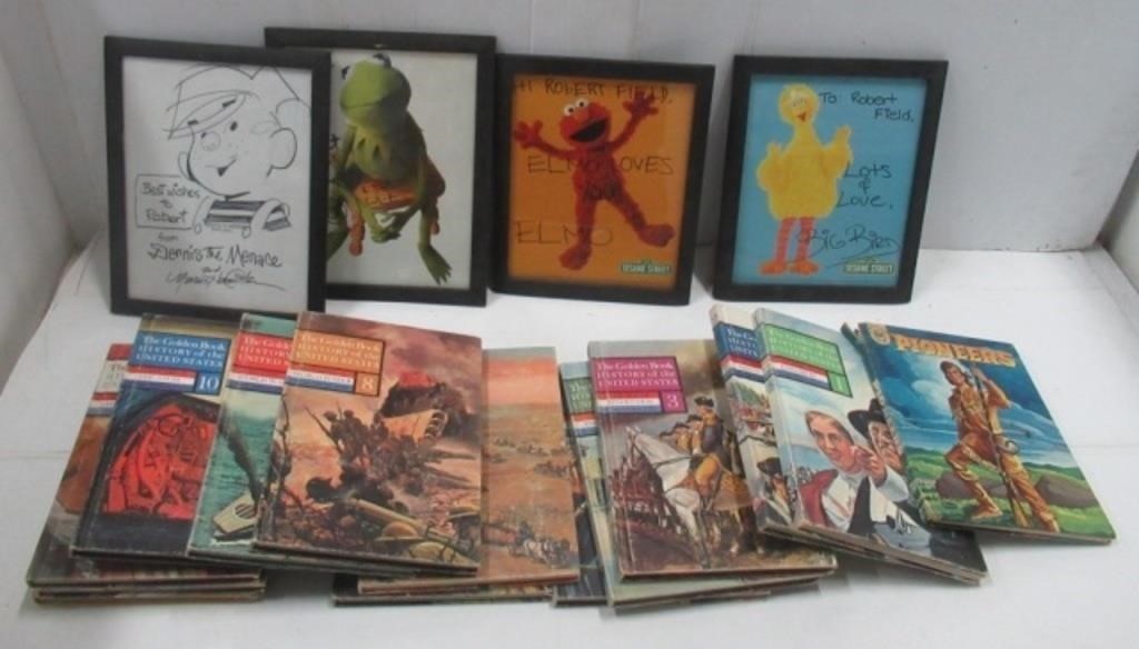 Muppets framed pictures, Golden Book Series.