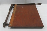 Vintage paper cutter.