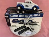 1940 Ford Coupe race car & trailer