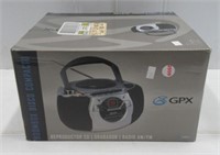 Radio CD player in box by GPX.