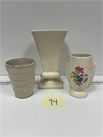 Vintage Haeger White Planters & Vases