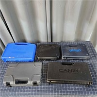 P2 5pc Plastic Cases: For firearms & more