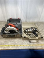 Black and Decker Circular saw and corded half