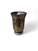 Mosaic Style Vase
