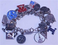 TOPS charm bracelet w/ 3 new extra charms