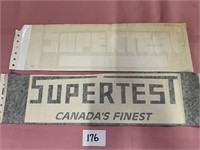 2 Supertest decals