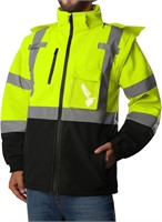 High Visibility Softshell Safety Jacket for Men  W