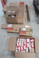 (8) Boxes of various door latch parts includes