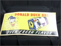 1950's-1960's Donald Duck Bread Paper Sign