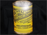Vintage Scotch Dental Snuff Paper Advertising Sign
