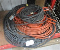 Large group of various electrical cords.