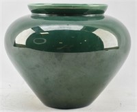 Large Forest Green Glazed Ceramic Pot