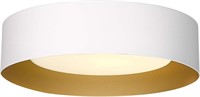 AUTELO Close to Ceiling Light Fixture  14 Frosted