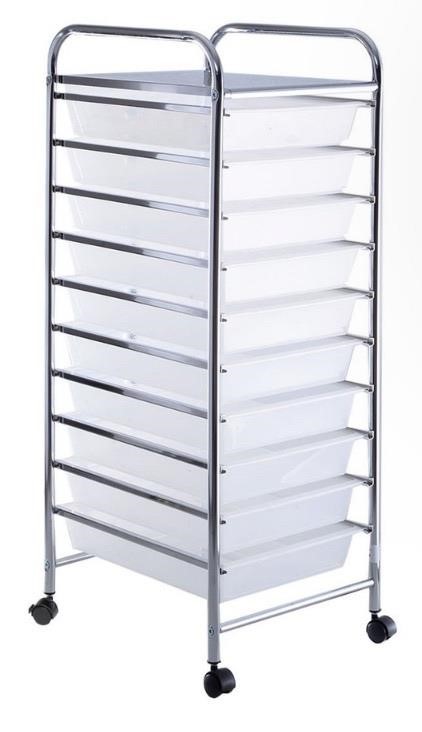 Retail$120 10 Drawer Rolling Storage Cart