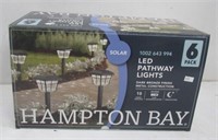Hampton Bay LED pathway light, 6 pack.