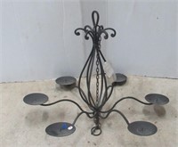 Very Large Metal Candle Chandelier.