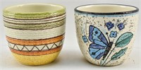Two Bitossi-Style Ceramic Planters Pots