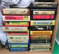19x 8 Track Music Tapes CCR Trooper Cash Blondie