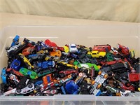Large Lot of Played with Die Cast Cars & Trucks