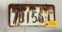 Set of Ontario 1962 plates