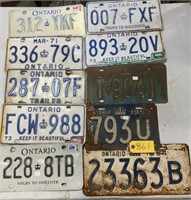 10 Ontario plates