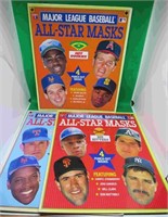 3x MLB All-Star Punch-Out Masks 1989-90 Griffey Jr
