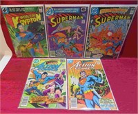 Superman Lot 5 DC Comic Books Action Krytpton MORE