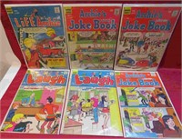 Archie Lot 6 Vintage 15 Cent Comic Books Laugh++