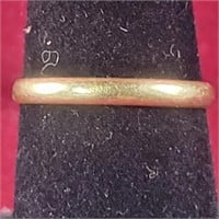 14k Gold Band Ring sz7, 0.07oz