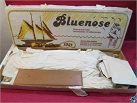 Vintage Blue Nose 1921 Model Kit Wood Ship Canada