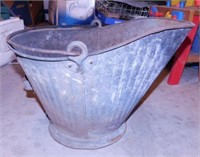 Galvanized coal bucket - Galvanized pail &