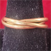 10k Gold "Fidget" ring, sz 8.5, 0.14oz