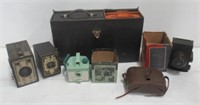 Vintage cameras includes Kodiak, etc.