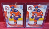 2016 Connor McDavid Lot 2 UD Canadas Rookies Cards