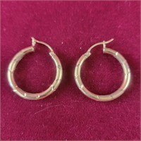 10k Gold Earring pair 0.08oz