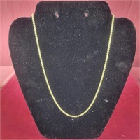14k Gold Rooe Chain 18" Necklace 0.28oz