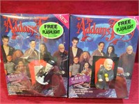 1991 Adams Family Lot 2 Cereal Boxes w Toys Sealed