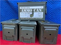 K - FOUR AMMO BOXES