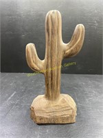 Carved Wood Sequoia Cactus