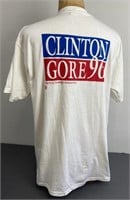 Clinton Gore 1996 T Shirt Size Extra Large