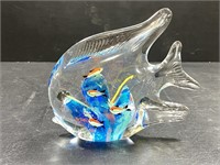 Art Glass Fish Sculpture