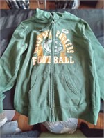 Womens green bay packers zip-up size M