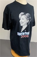 Hillary for President 2008 T Shirt Medium