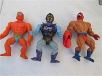 1980 He-Man Lot 3 Master of the Universe Figures