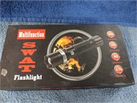 Multifunction Swat Flashlight - 6" - Chargers-NIB