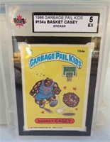 1986 Garbage Pail KidsBasket Casey Graded Sticker
