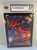 1994 Marvel Spider-Man Masterpiece Graded Card 8.5